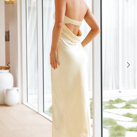 Yellow Wedding Guest Dress - Picture 2 of 4